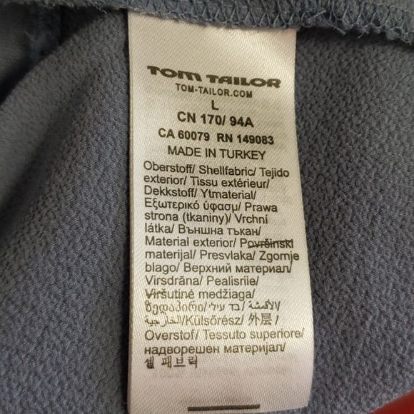 NWOT 💟 Tom Tailor Blue Blouse Top - Picture 13 of 13